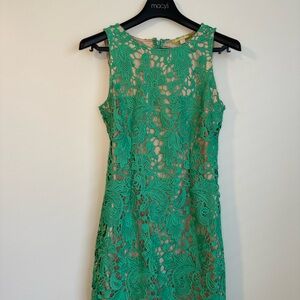 Gianni Bini Emerald Green Lace Mini Dress